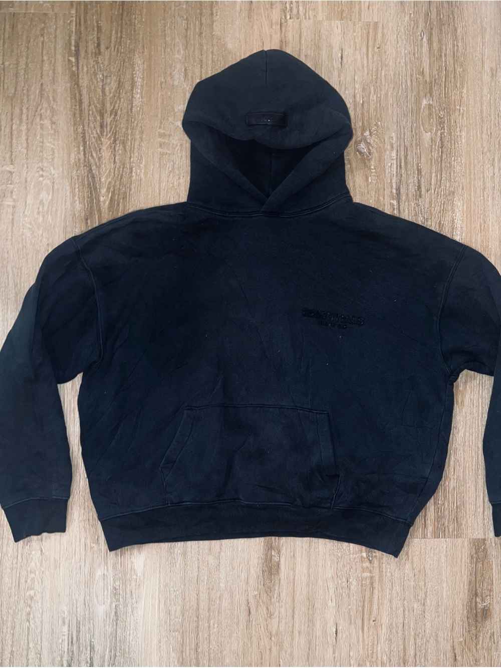 Essentials | Essentials Black Hoodie Sweatshirt
